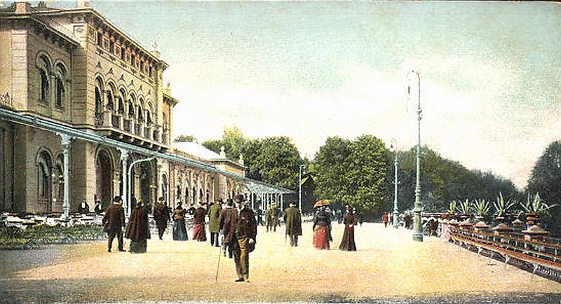Kurhausterrasse Bad Nauheim um 1900