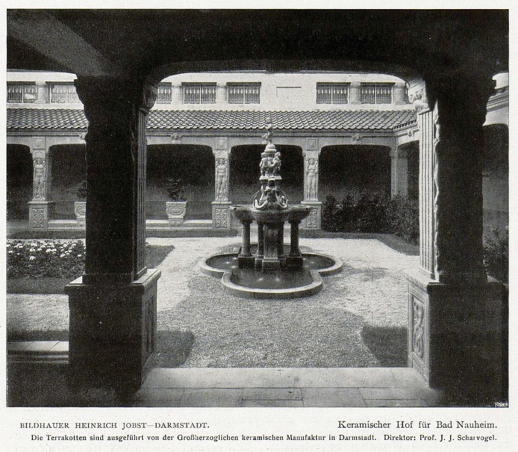 Schmuckhof Badehaus 7 auf Landesausstellung 1908