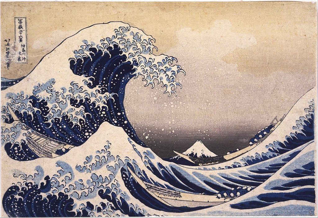 Die große Welle von Katsushika Hokusai
