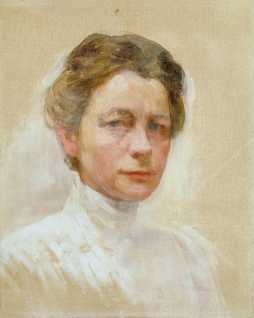 Ivana Kobilca Selbstporträt ca. 1910