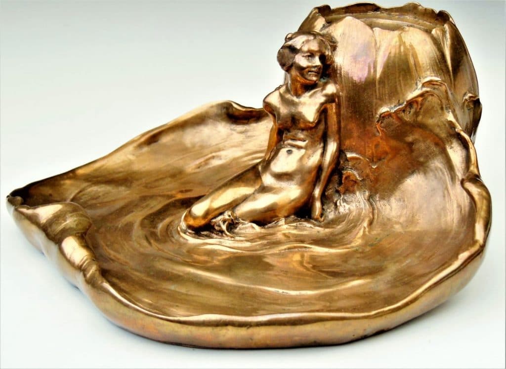 Bronzeschale Nixe von Sophie Burger-Hartmann