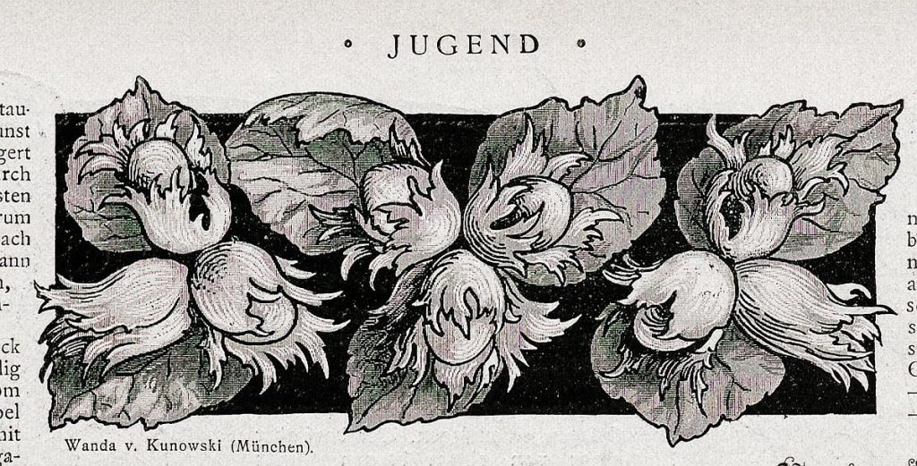 Wanda von Debschitz Kunowski Zeichnung 1898 Zeitschrift "Jugend"