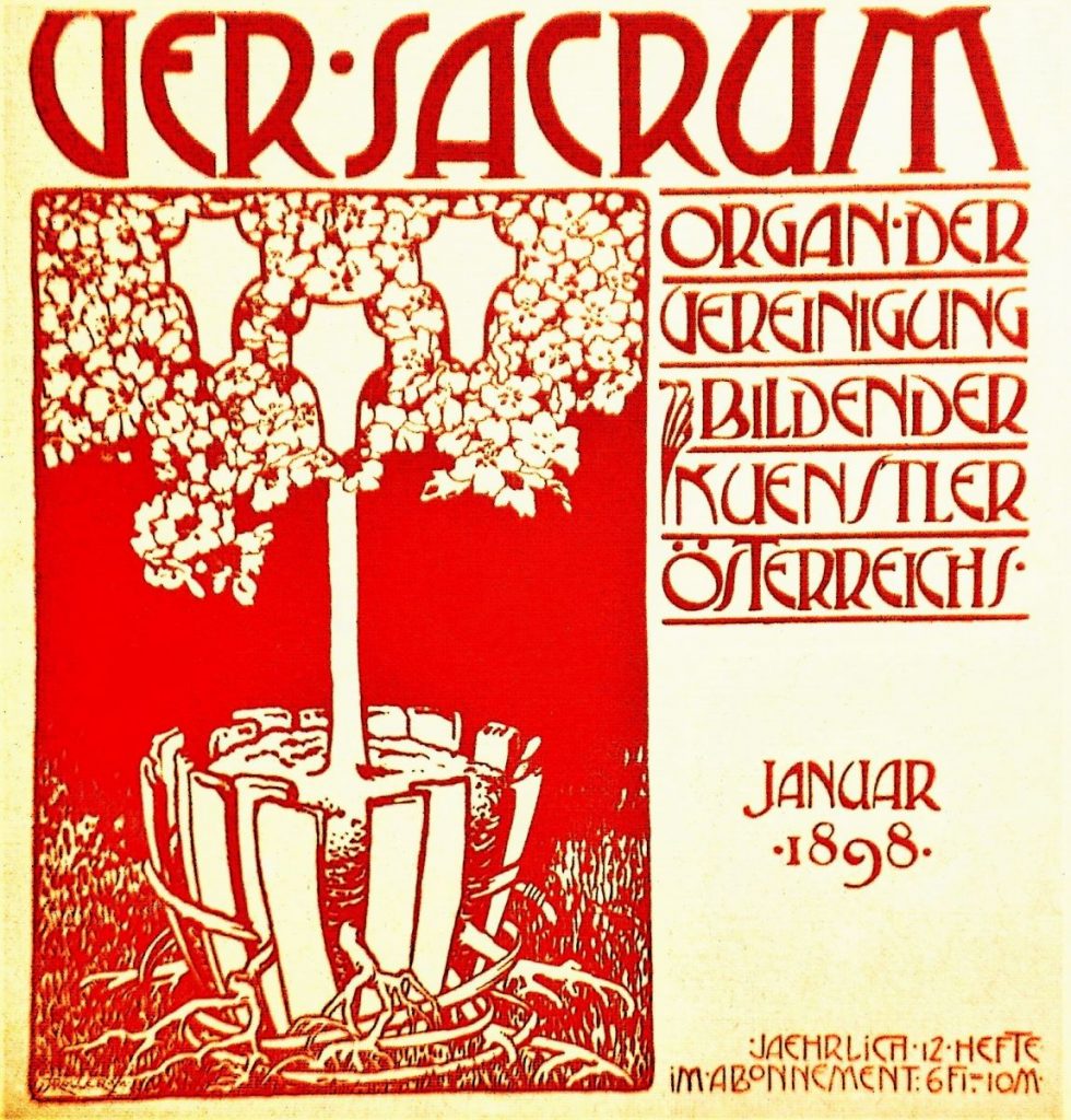 Titelblatt Ver Sacrum Januar 1898