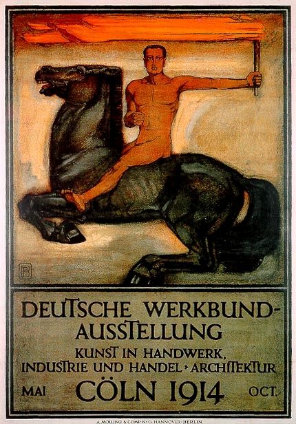 Plakat Ausstellung Deutscher Werkbund Köln 1914
