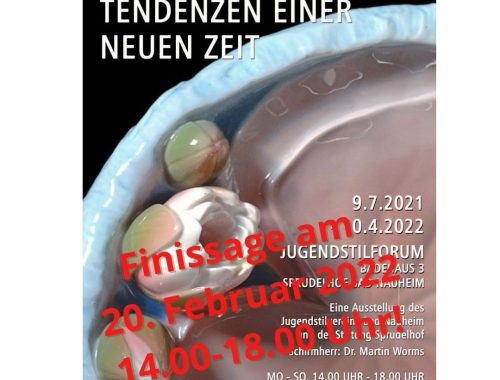 Finissage Ausstellung "Jugendstilkeramik - Tendenzen einer neuen Zeit" Bad Nauheim Jugendstilforum