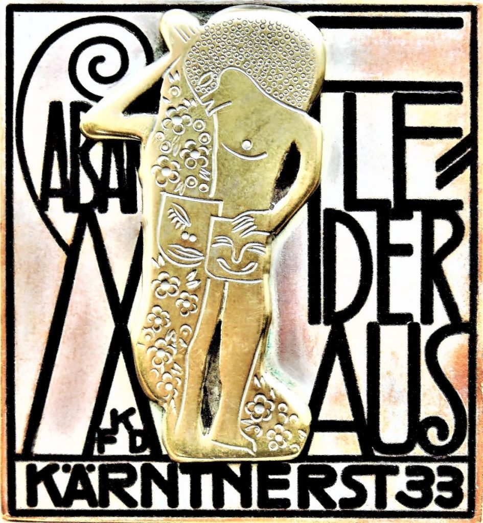 Franz Karl Delavilla WW Plakette Cabaret Fledermaus