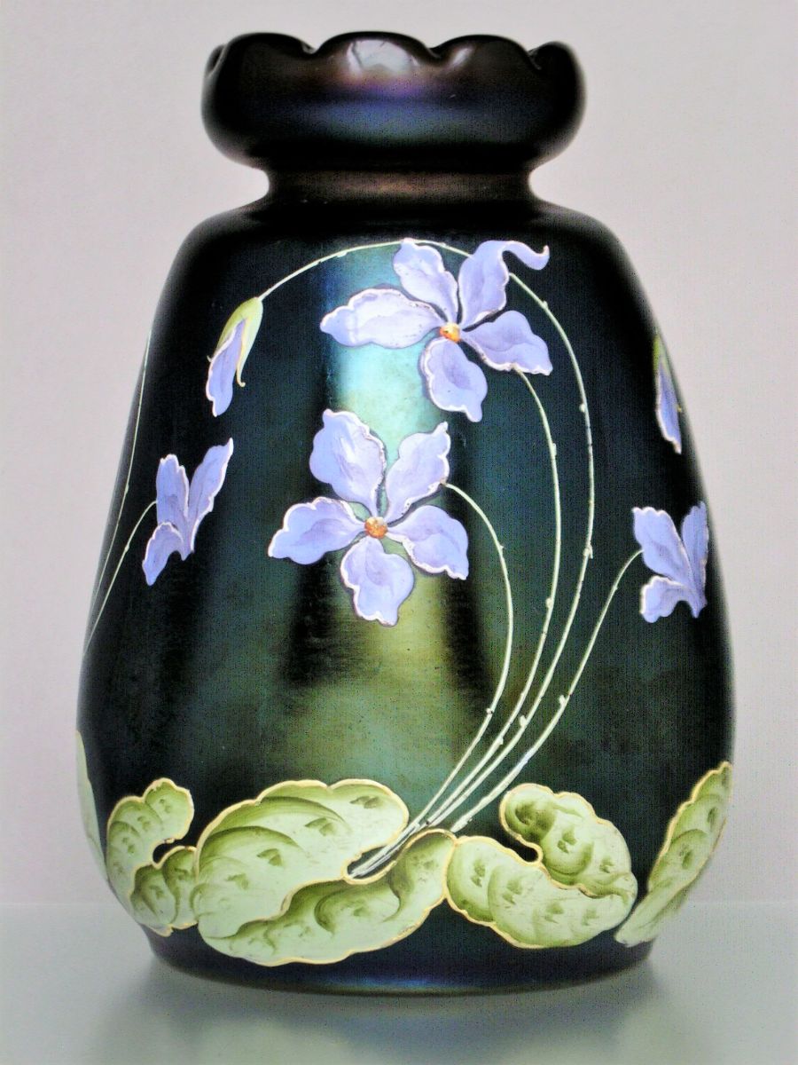 Vase Veilchen, Entwurf Betty Hedrich - Poschinger