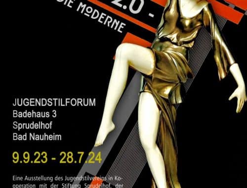 Ausstellungsplakat "Stilwende 2.0 - Wege in die Moderne" Jugendstilforum Bad Nauheim