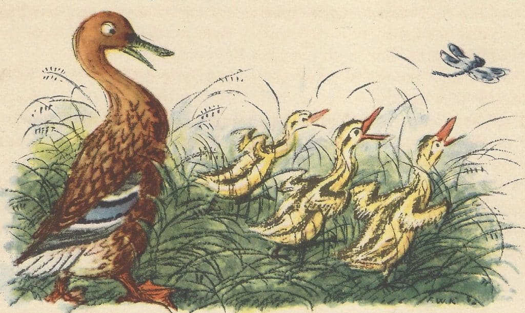 Bild aus "Ungleiche Spielkameraden" - Illustration Friedrich Wilhelm Kleukens